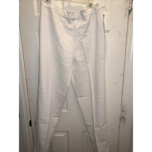 NWT WOMENS Bend Over IVORY GABARDINE PANTS / SLACKS SIZE 14 - Picture 1 of 4